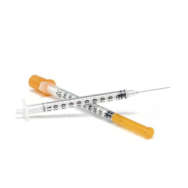 SERINGUES Insuline 1 ml Aiguille 30-31 G/06 mm BOITE DE 100