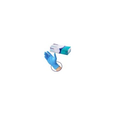 GANTS D'EXAMEN NITRILE S-M-L ROSE ou BLEU
