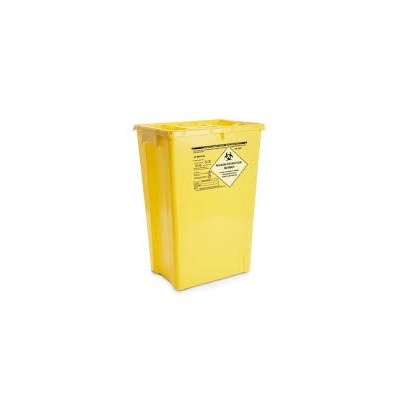 CONTENEUR PLASTIQUE DECHETS+COUV. 50 LT