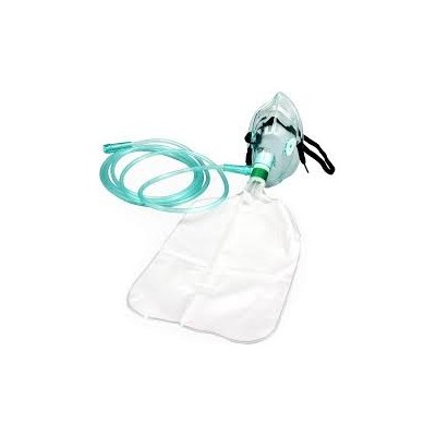 MASQUE OXYGENE ADULTE AVEC TUBULURE T L